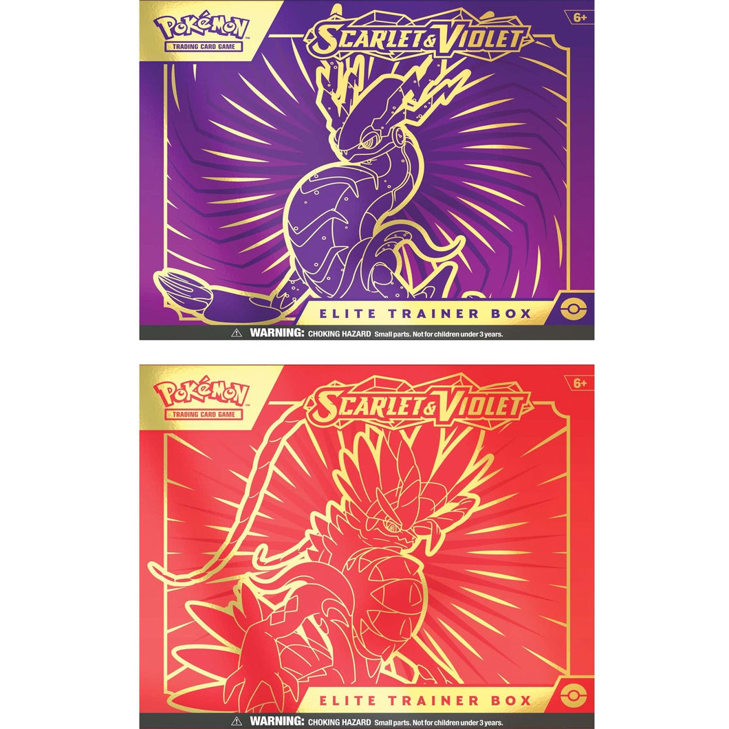 Scarlet and Violet Elite Trainer Box Pre Order (03.31)